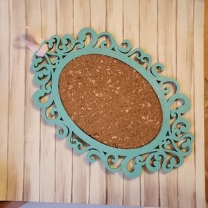 Handmade hanging cork board